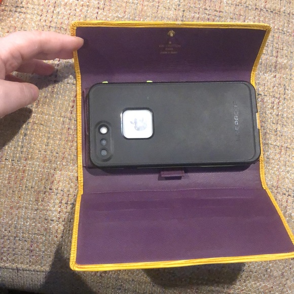 LOUIS VUITTON Sarah International Wallet Yellow epi leather Trifold Full Length - Picture 14 of 14